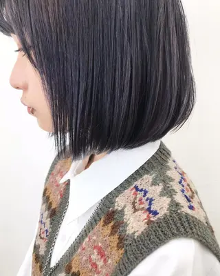 ショート ボブ×縮毛矯正 ryotaのヘアスタイル