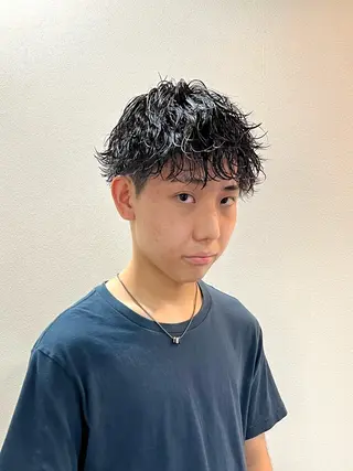 パーマ メンズ 茅ヶ崎パーマ特化/ スパイラル/ハルキのヘアスタイル