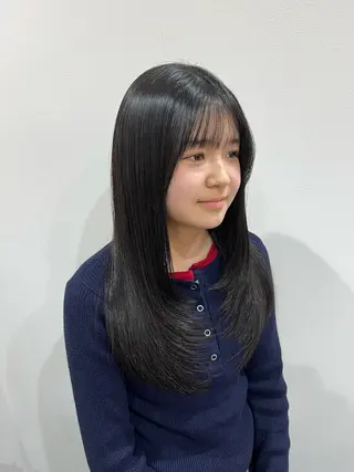 ロング 髪質改善/艶髪/透明 感カラー🫧ｼｽﾞｸのヘアスタイル