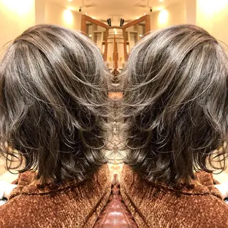 ショート カラー シールエクステ⭐️ オオミタクヤのヘアスタイル