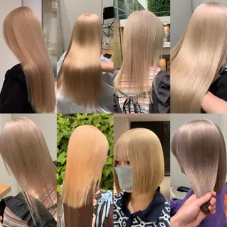 ショート カラー サロウィン(SALOWIN)原宿iori店所属・れい🫧 ハイトーン特化のヘアスタイル