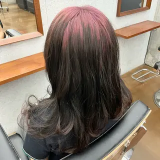 セミロング カラー メンズ ✂︎ウルフ・ショート ✂︎MIKUNIのヘアスタイル