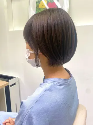 ショート カラー 安永 涼のヘアスタイル