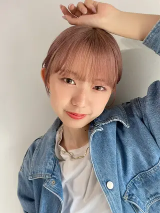 ショート カラー La fith hair ray所属・メンズ/パーマ/ ブリーチ/KAITOのヘアスタイル