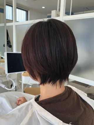 ショート カラー 熊野 小百合のヘアスタイル