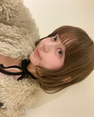 ショート riria/ボブ /ブラウンカラー🎀のヘアスタイル