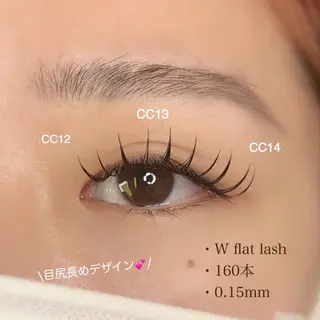 マツエク・マツパ p's  club所属・藤田 あゆみのマツエク・マツパデザイン