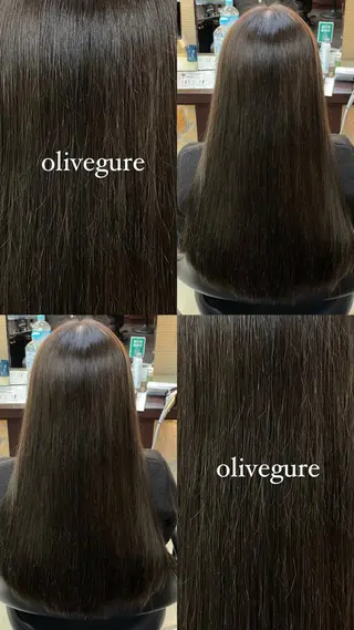 ロング カラー アリヤマ メイカのヘアスタイル