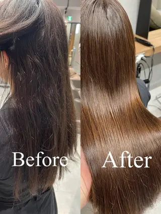 ロング charm《銀座》 ヘアセット/縮毛矯正のヘアスタイル