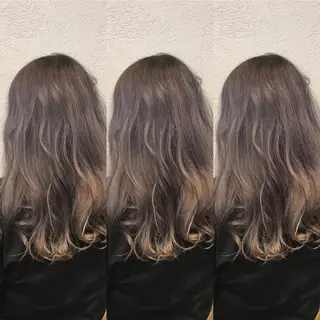 ロング カラー デザインカラー🌈 高木リョウのヘアスタイル