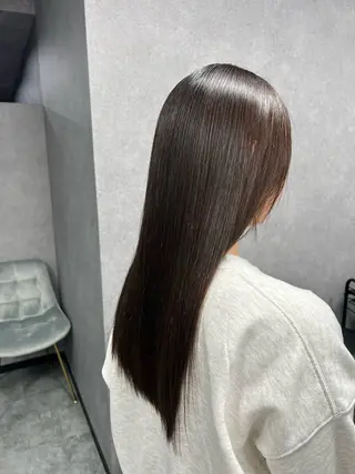 ロング 水田仁 【美髪髪質改善】のヘアスタイル