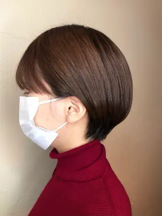 ショート カラー OPShair　ANELLO所属・ショート/ボブ/ メンズ/縮毛矯正のヘアスタイル