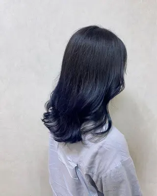 ミディアム カラー パーマ TELA  HAIR 土浦所属・TELA HAIR 副代表　岡田のヘアスタイル