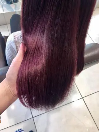 ロング カラー ［銀座］淡色 ラベンダー🫧大村のヘアスタイル