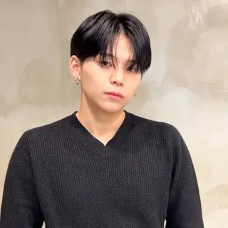 パーマ メンズ 韓国メンズヘア☆ 韓国ボブYUTOのヘアスタイル