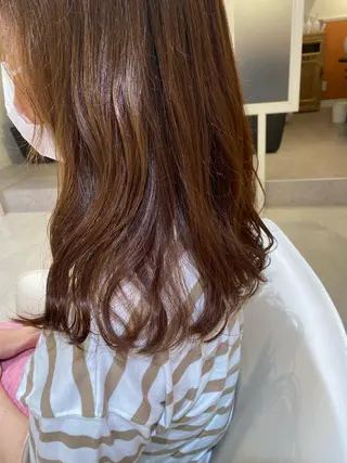 セミロング 梛木 唯のヘアスタイル