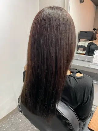 セミロング 半個室サロンyoures hair 髪質改善トリートメント東新宿店所属・榊原竜弥 髪質改善/美髪作りのヘアスタイル