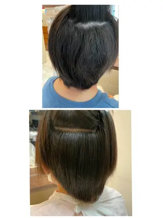 ショート 新籾 尚哉のヘアスタイル