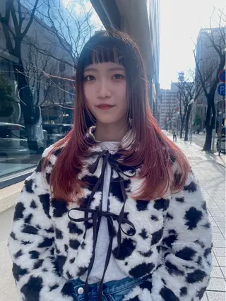 ロング メリケンビューティーパーラー所属・CHIHIRO メリケンビューティーのヘアスタイル