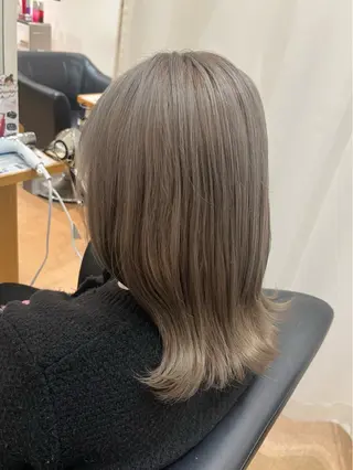 ミディアム 池田 遥香のヘアスタイル