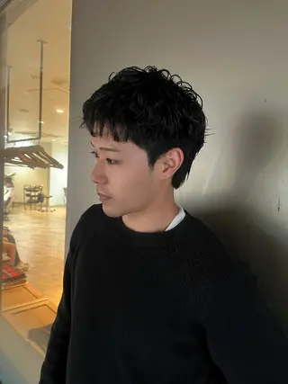 メンズ あやか/ベージュ /透け感カラーのヘアスタイル