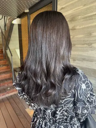 セミロング コテ巻き風/ボブ パーマ🌼杉田 萌恵のヘアスタイル