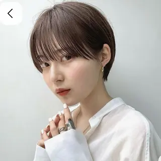 ショート 佐々木 彩花のヘアスタイル