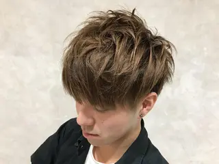 ショート カラー メンズ テラモト カズヨシのヘアスタイル