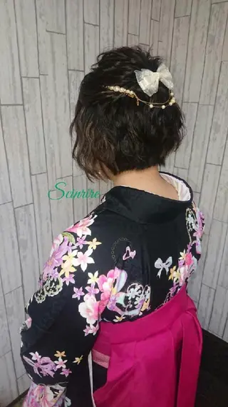 ヘアアレンジ scinrire サンリールのマツエク・マツパデザイン