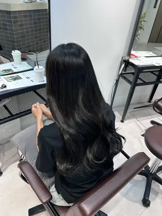 ロング カラー 梅田／髪質改善カラー caho💙のヘアスタイル