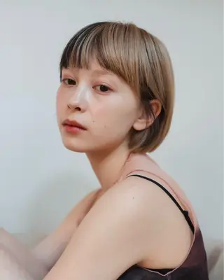 ショート カラー RikO *. 海外風ヘアのヘアスタイル