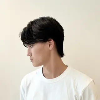 パーマ メンズ レイヤーカット/ 艶カラー🌙Rinoのヘアスタイル