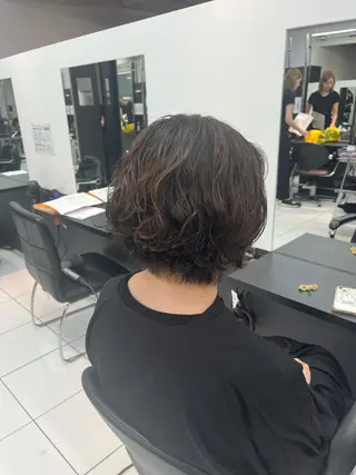 ショート パーマ 石毛 大翔のヘアスタイル