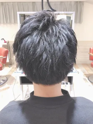 メンズ あき えいみのヘアスタイル