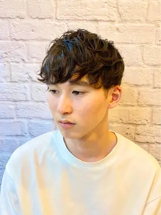 ミディアム メンズ 【メンズカット】 黒田美穂のヘアスタイル