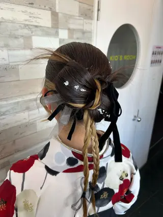 ヘアアレンジ 髪質改善⭐️縮毛 🫧内藤紅葉のヘアスタイル