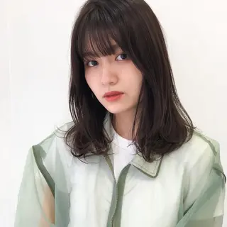 セミロング カラー 韓国ヘア×髪質改善 /yoshikaのヘアスタイル