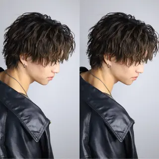 パーマ メンズ 渋谷/メンズパーマ 大岡拓海のヘアスタイル