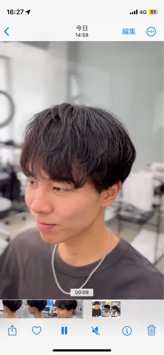 ショート パーマ メンズ メンズ専門サロン wokeのヘアスタイル