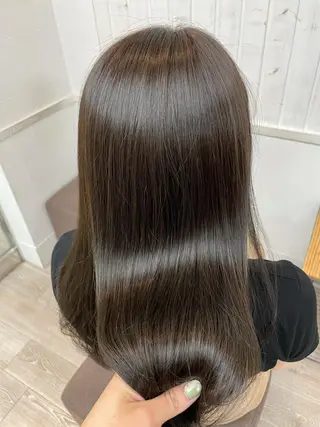 ロング カラー ヘアアレンジ 前髪顔周り✂️店長 ❤️アマミヤ❤️のヘアスタイル