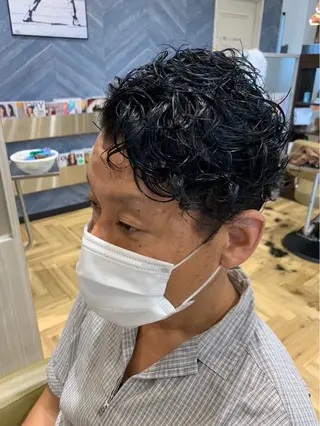 メンズ 深井 さやのヘアスタイル