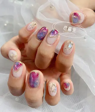 ネイル ラベンダー💖日暮里 ルル💖ネイルのネイルデザイン