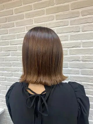 ミディアム ハイトーンカラー 🍬Rinka🍬のヘアスタイル
