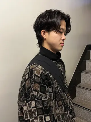 ショート パーマ メンズ 🔹YUTA🔹 メンズパーマのヘアスタイル