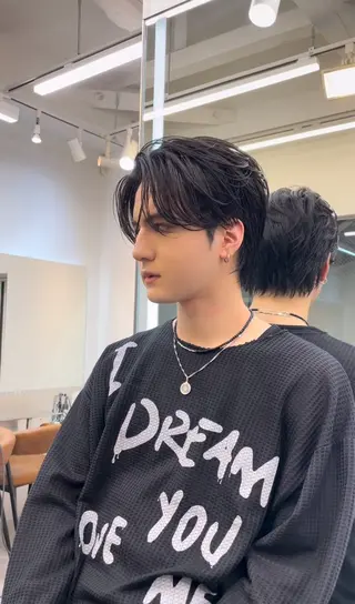 メンズ メンズ☆表参道☆パー マ/デザインカラーのヘアスタイル