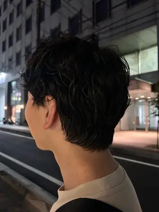 パーマ メンズ デザインカット/ パーマ/nanaのヘアスタイル