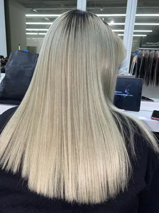 ロング カラー grow所属・🧡YUKA🧡 渋谷/ﾌﾟﾙｴｸｽﾃのヘアスタイル