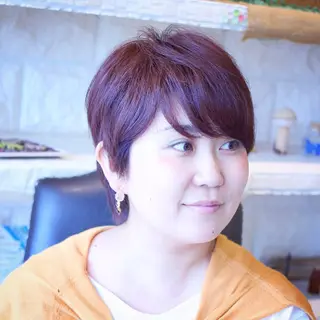 ショート カラー 土居 正季のヘアスタイル