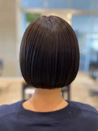 ミディアム 上平 江身のヘアスタイル