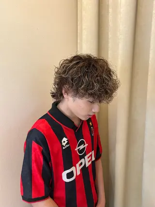 カラー パーマ メンズ nakano amiのヘアスタイル